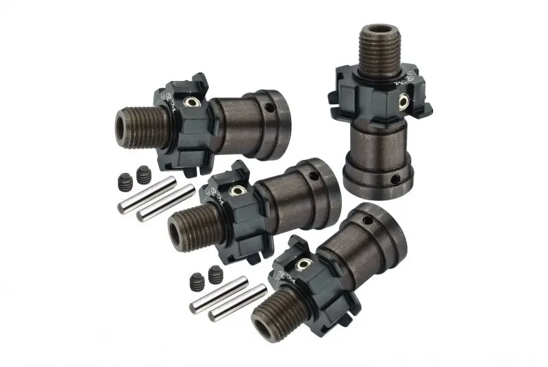 Traxxas X-Maxx 4X4 Harden Steel Cvd Joints And Aluminum Wheel Hex - 24Pcs Set Black 1