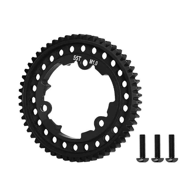 Traxxas X-Maxx 4X4 Steel Spur Gear (55T) - 1Pc Black 1