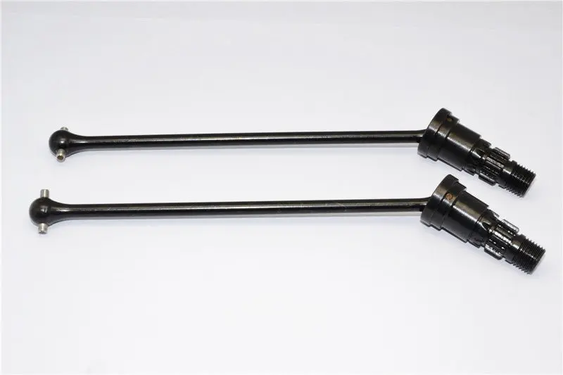Traxxas X-Maxx 4X4 Steel#45 Front/Rear Cvd Drive Shaft - 1Pr Black 1
