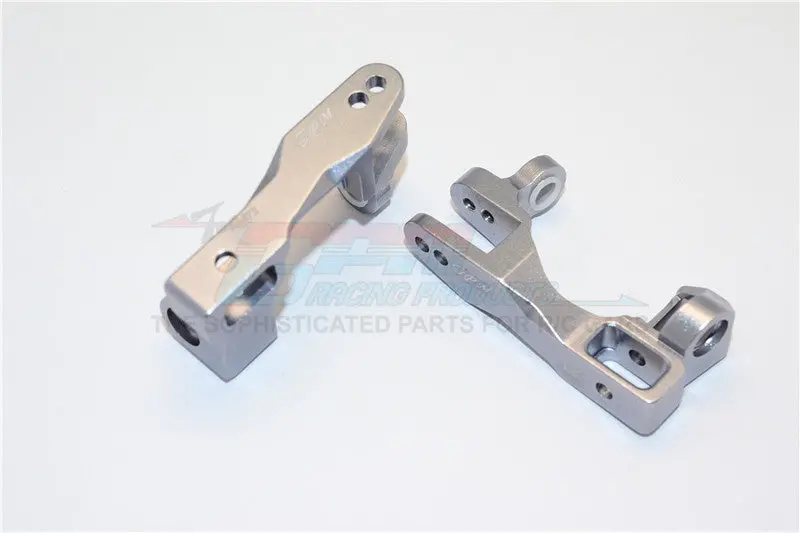 Traxxas Xo-01 Supercar Aluminum C Hubs - 2Pcs Set Gray Silver 1