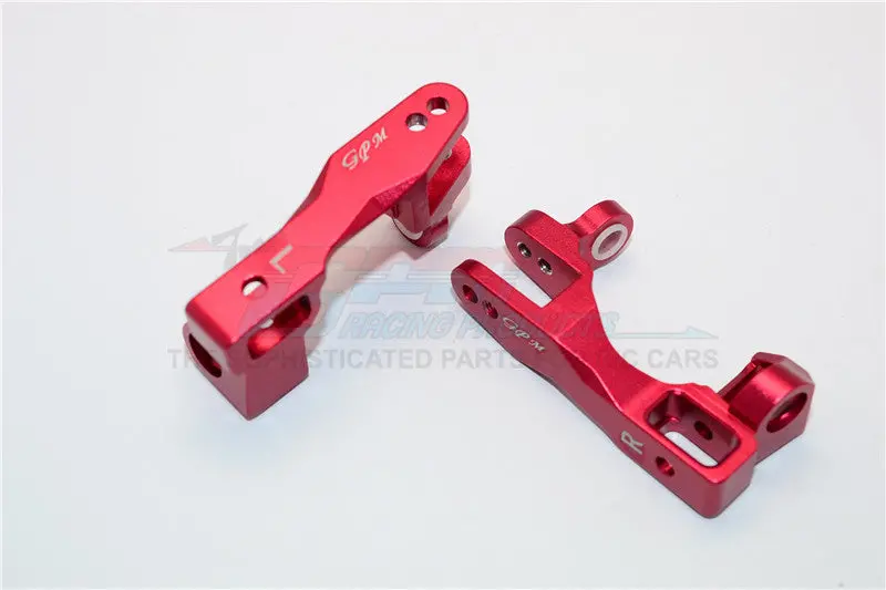Traxxas Xo-01 Supercar Aluminum C Hubs - 2Pcs Set Red 1
