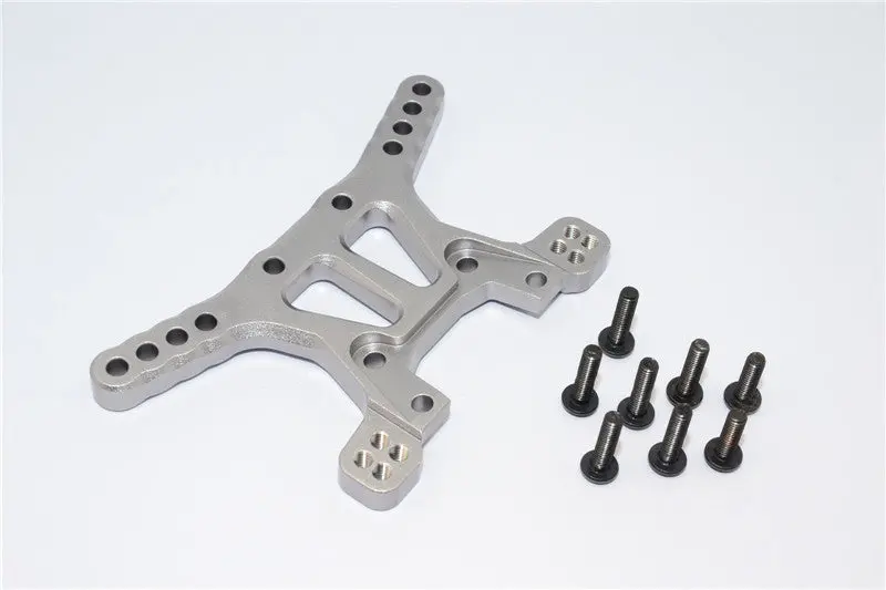 Traxxas Xo-01 Supercar Aluminum Front 4Mm Adjustable Shock Tower - 1Pc Set Gray Silver 1