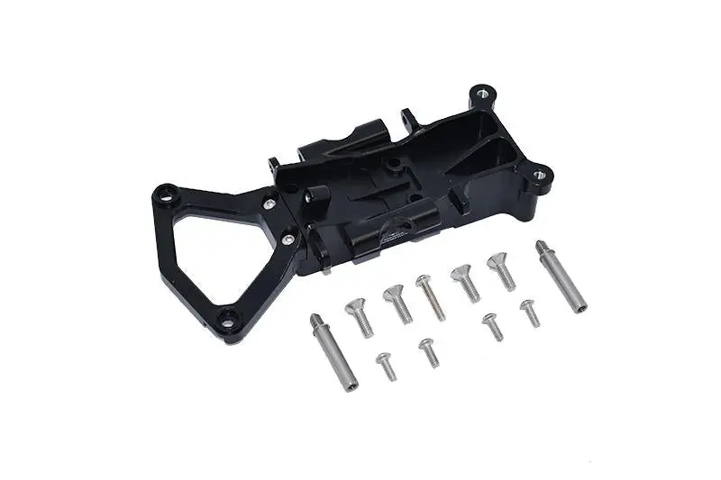 Traxxas Xo-01 Supercar Aluminum Front Gear Box Case - 12Pc Set Black 1