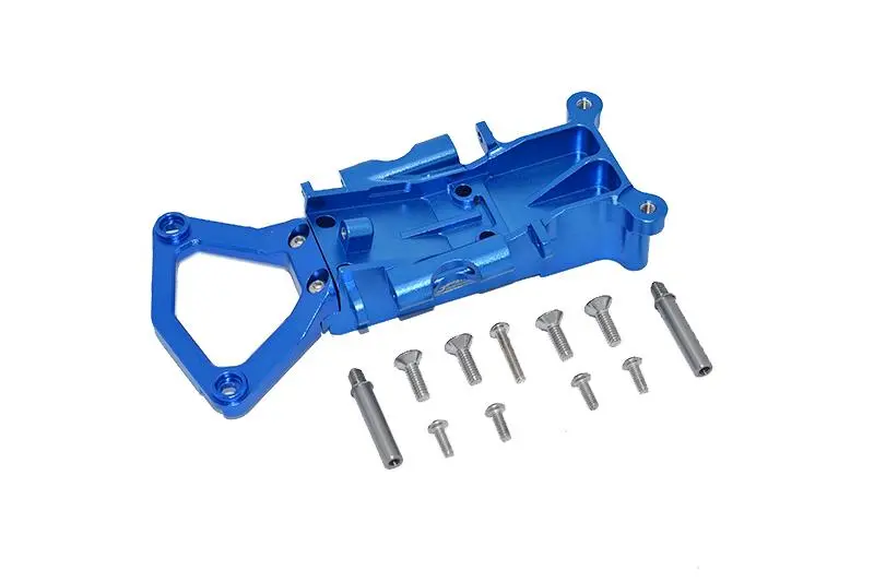 Traxxas Xo-01 Supercar Aluminum Front Gear Box Case - 12Pc Set Blue 1