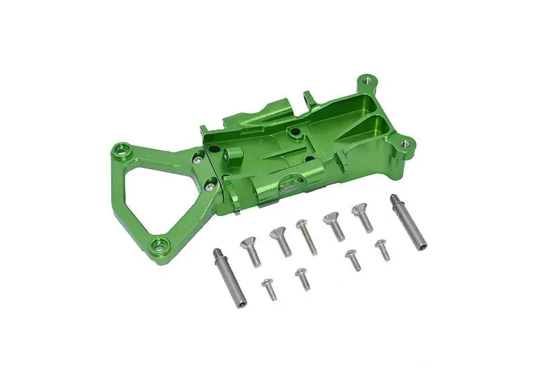 Traxxas Xo-01 Supercar Aluminum Front Gear Box Case - 12Pc Set Green 1