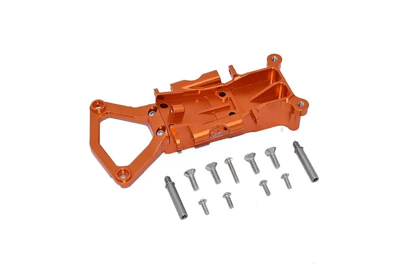 Traxxas Xo-01 Supercar Aluminum Front Gear Box Case - 12Pc Set Orange 1