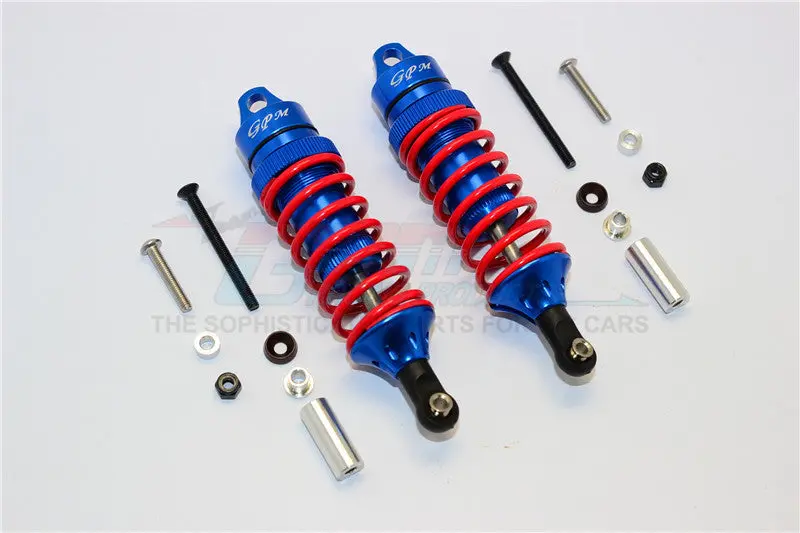 Traxxas Xo-01 Supercar Aluminum Front/Rear Adjustable Spring Damper - 1Pr Set Blue 1