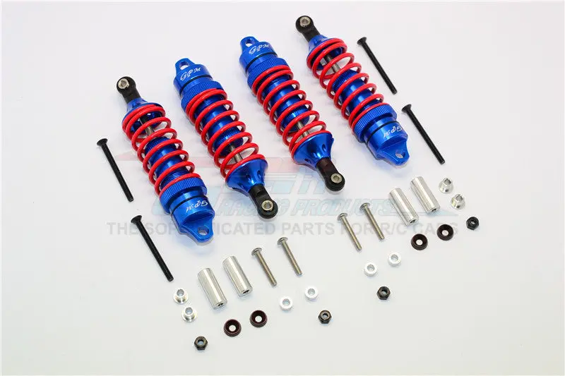 Traxxas Xo-01 Supercar Aluminum Front/Rear Adjustable Spring Damper - 2Pr Set Blue 1
