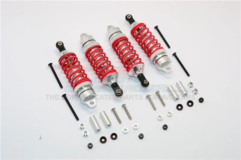 Traxxas Xo-01 Supercar Aluminum Front/Rear Adjustable Spring Damper - 2Pr Set Silver 1