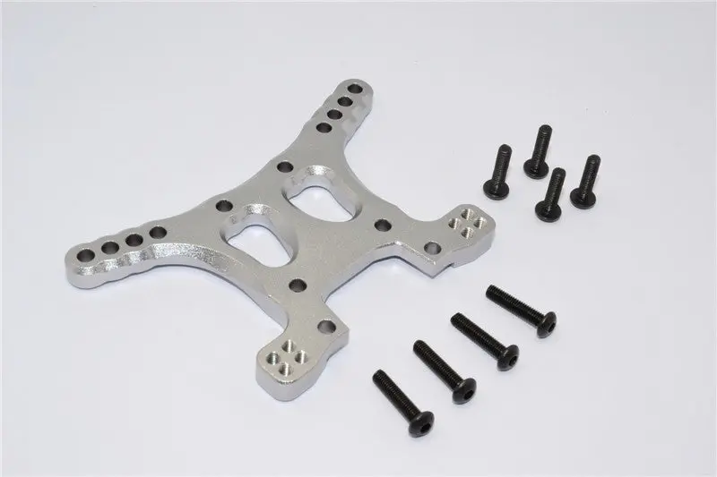 Traxxas Xo-01 Supercar Aluminum Rear Adjustable Shock Tower - 1Pc Set Gray Silver 1