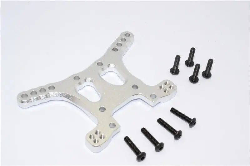 Traxxas Xo-01 Supercar Aluminum Rear Adjustable Shock Tower - 1Pc Set Silver 1