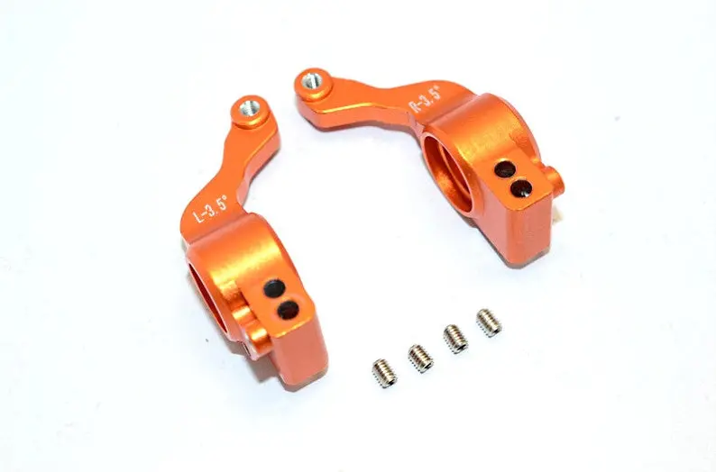 Traxxas Xo-01 Supercar Aluminum Rear Knuckle Arm (3.5 Degree Angle) - 1Pr Set Orange 1