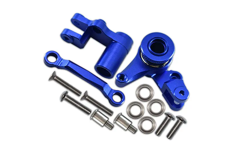 Traxxas Xo-01 Supercar Aluminum Steering Assembly With Bearings & Stainless Steel Screws - 1 Set Blue 1