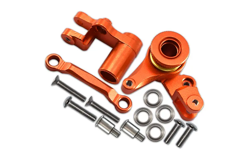 Traxxas Xo-01 Supercar Aluminum Steering Assembly With Bearings & Stainless Steel Screws - 1 Set Orange 1