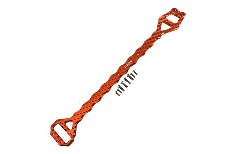 Traxxas Xo-01 Supercar Aluminum Sub-Chassis (5Mm Thickness) - 1Pc Set Orange 1
