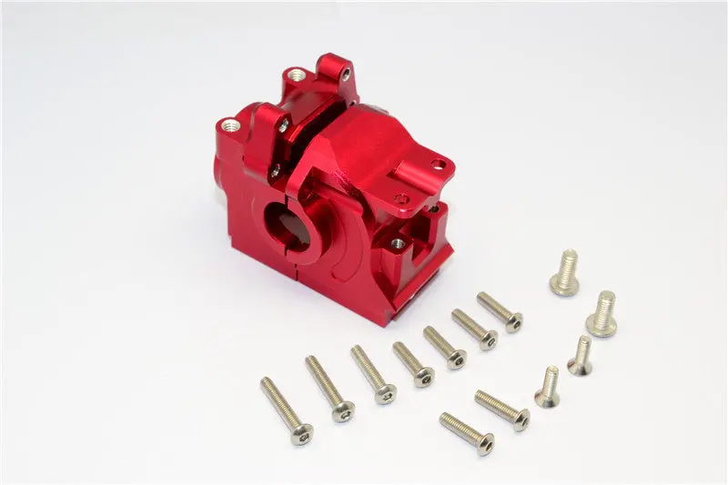 Traxxas Xo-01 Supercar / Deegan 38 Fiesta St Rally Alumimium Rear Differential Case - 1 Set Red 1