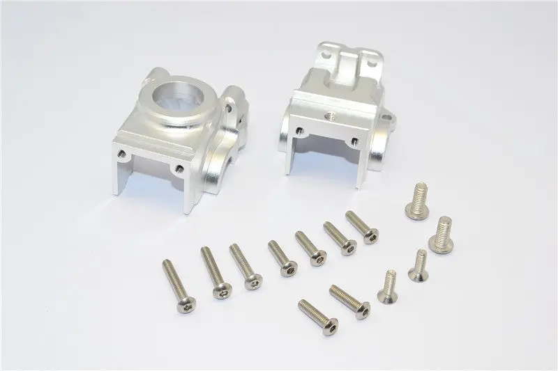 Traxxas Xo-01 Supercar / Deegan 38 Fiesta St Rally Alumimium Rear Differential Case - 1 Set Silver 1