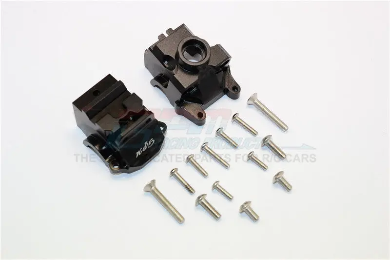Traxxas Xo-01 Supercar / Deegan 38 Fiesta St Rally Aluminum Front Gear Box - 2Pcs Set Black 1