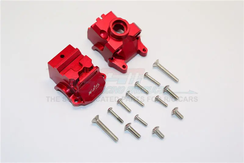 Traxxas Xo-01 Supercar / Deegan 38 Fiesta St Rally Aluminum Front Gear Box - 2Pcs Set Red 1