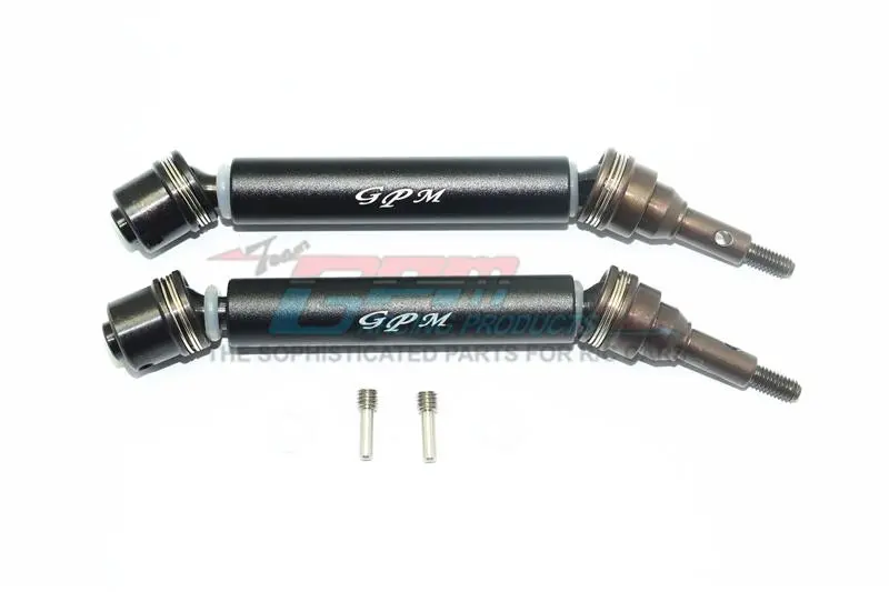 Traxxas Xo-01 Supercar Harden Steel #45 Front Axle Cvd Drive Shaft With Alloy Body - 1 Pair Set Black 1