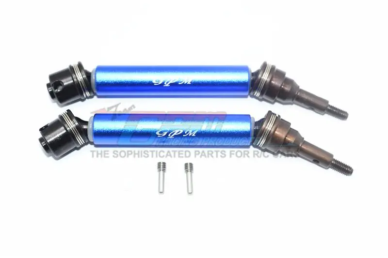 Traxxas Xo-01 Supercar Harden Steel #45 Front Axle Cvd Drive Shaft With Alloy Body - 1 Pair Set Blue 1