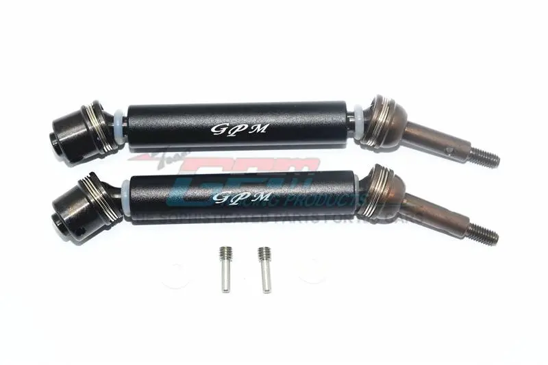 Traxxas Xo-01 Supercar Harden Steel #45 Rear Axle Cvd Drive Shaft With Alloy Body - 1 Pair Set Black 1