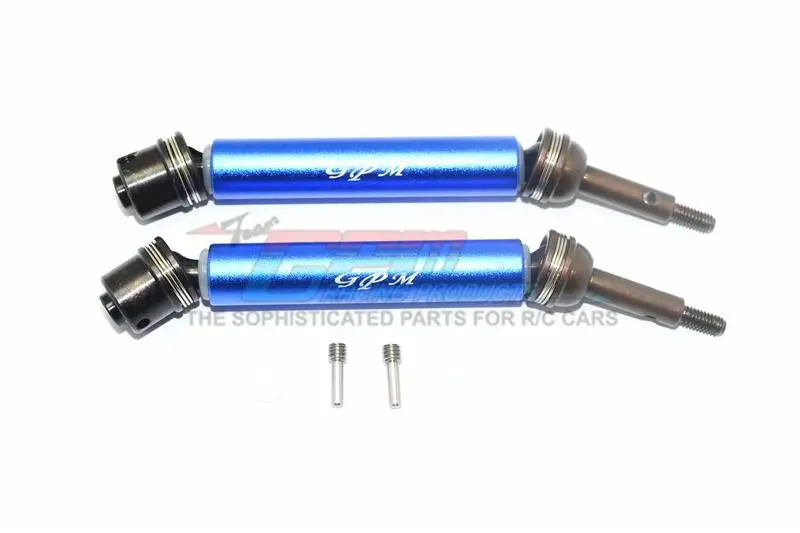 Traxxas Xo-01 Supercar Harden Steel #45 Rear Axle Cvd Drive Shaft With Alloy Body - 1 Pair Set Blue 1