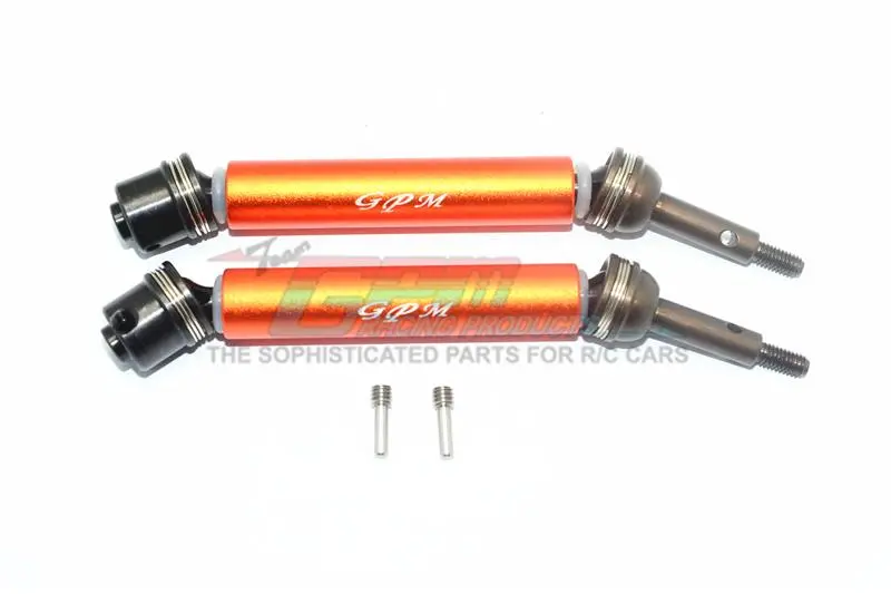 Traxxas Xo-01 Supercar Harden Steel #45 Rear Axle Cvd Drive Shaft With Alloy Body - 1 Pair Set Orange 1
