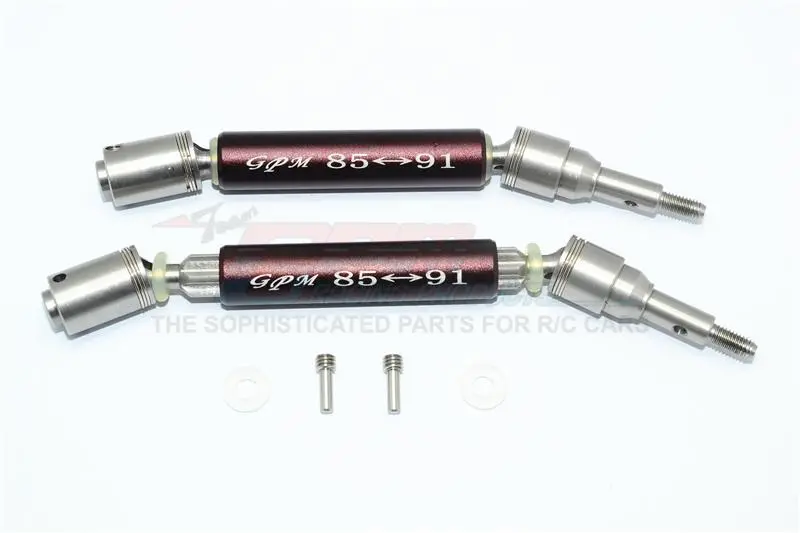 Traxxas Xo-01 Supercar Stainless Steel 304 + Aluminum Front Cvd Drive Shaft - 1Pr Set Brown 1