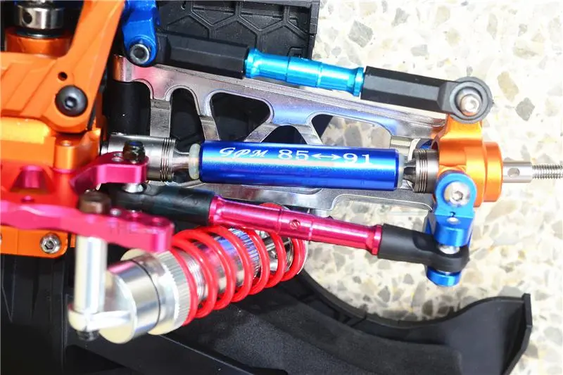 Traxxas Xo-01 Supercar Stainless Steel 304 + Aluminum Front Cvd Drive Shaft - 1Pr Set Gray Silver 2