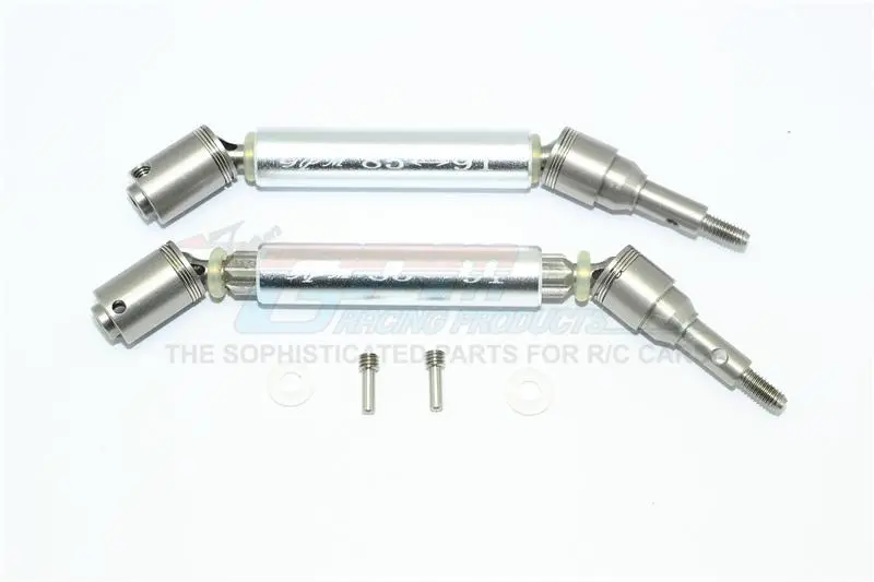 Traxxas Xo-01 Supercar Stainless Steel 304 + Aluminum Front Cvd Drive Shaft - 1Pr Set Silver 1