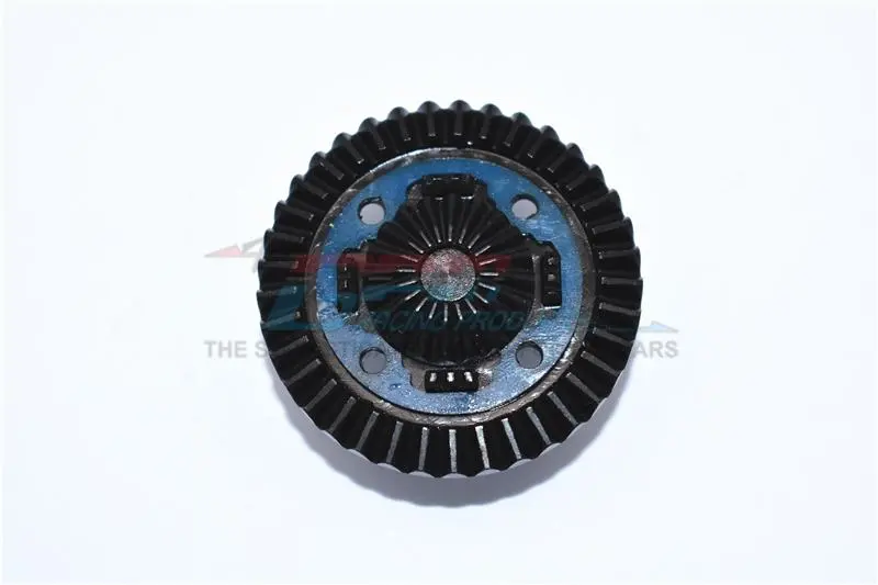 Upgrade Parts Harden Steel #45 Front/Center/Rear Differential Gear For Traxxas 1:10 4Wd Maxx 89076-4 / 4Wd Maxx With Widemaxx 89086-4 / 1:8 4Wd Maxx Slash 6S 102076-4 Upgrades - Black 2