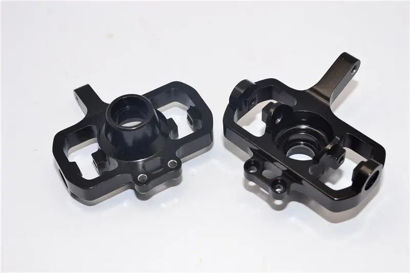 Vaterra 2012 Nissan Gtr Aluminum Front Knuckle Arm - 1Pr Black 1