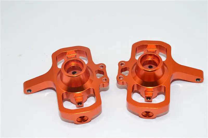 Vaterra 2012 Nissan Gtr Aluminum Front Knuckle Arm - 1Pr Orange 1
