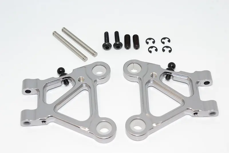 Vaterra 2012 Nissan Gtr Aluminum Rear Lower Arm - 1Pr Gray Silver 1