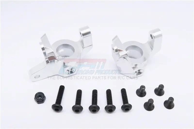 Vaterra K5 Blazer Ascender Aluminum C-Hub - 1Pr Set Silver 1