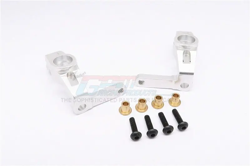 Vaterra K5 Blazer Ascender Aluminum Front Knuckle Arm - 1Pr Set Silver 1