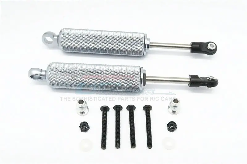 Vaterra K5 Blazer Ascender Aluminum Front/Rear Internal Shocks (110Mm) - 1Pr Set Gray Silver 1