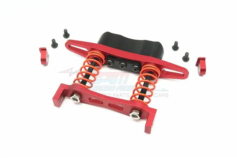 Vaterra K5 Blazer Ascender Aluminum Rear Bumper Absorber - 1 Set Red 1
