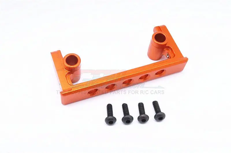 Vaterra K5 Blazer Ascender Aluminum Rear Chassis Link Mount - 1Pc Set Orange 1