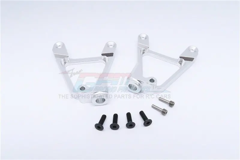 Vaterra K5 Blazer Ascender Aluminum Rear Shock Tower - 2Pcs Set Silver 1