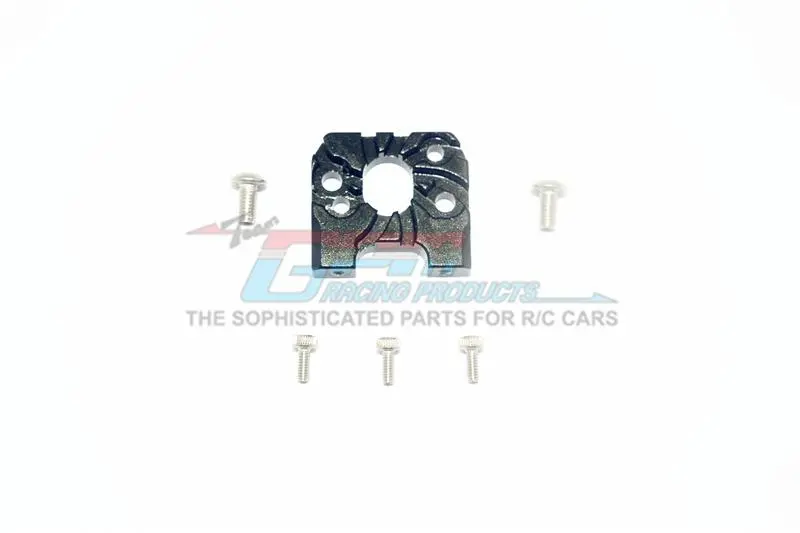 X-Rider 1/8 Flamingo Rc Tricycle Aluminum Motor Mount With Heat Sink Fins - 1Pc Set Black 1
