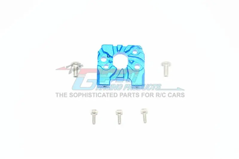 X-Rider 1/8 Flamingo Rc Tricycle Aluminum Motor Mount With Heat Sink Fins - 1Pc Set Blue 1