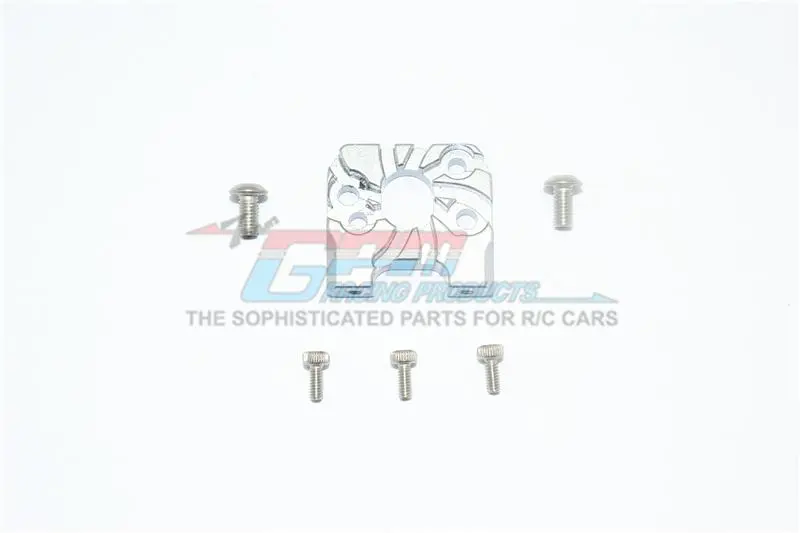 X-Rider 1/8 Flamingo Rc Tricycle Aluminum Motor Mount With Heat Sink Fins - 1Pc Set Gray Silver 1