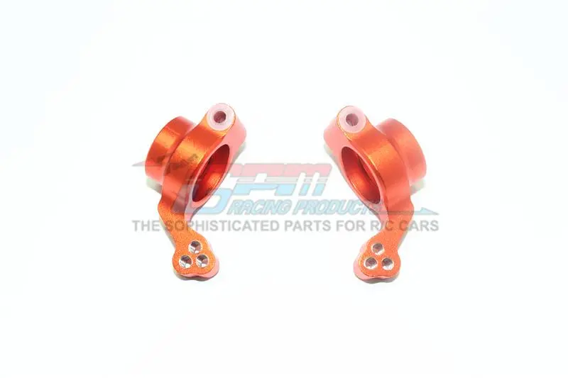 X-Rider 1/8 Flamingo Rc Tricycle Aluminum Rear Knuckle Arm - 2Pc Set Orange 1