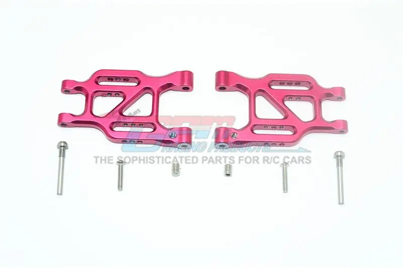 X-Rider 1/8 Flamingo Rc Tricycle Aluminum Rear Lower Arms - 1Pr Set Red 1