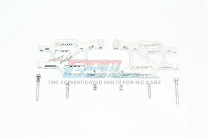 X-Rider 1/8 Flamingo Rc Tricycle Aluminum Rear Lower Arms - 1Pr Set Silver 1