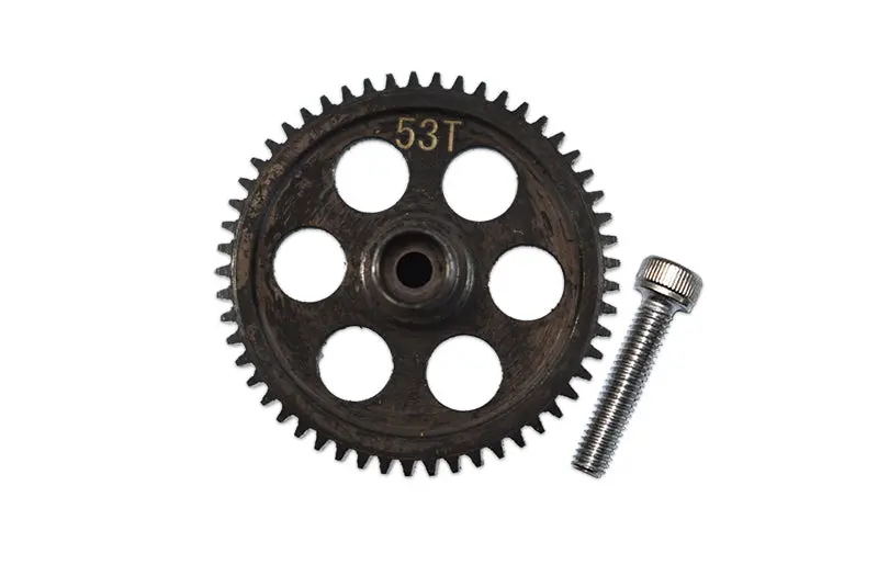 X-Rider 1/8 Flamingo Rc Tricycle Harden Steel #45 Rear Main Gear (53T) - 1Pc Set Black 1