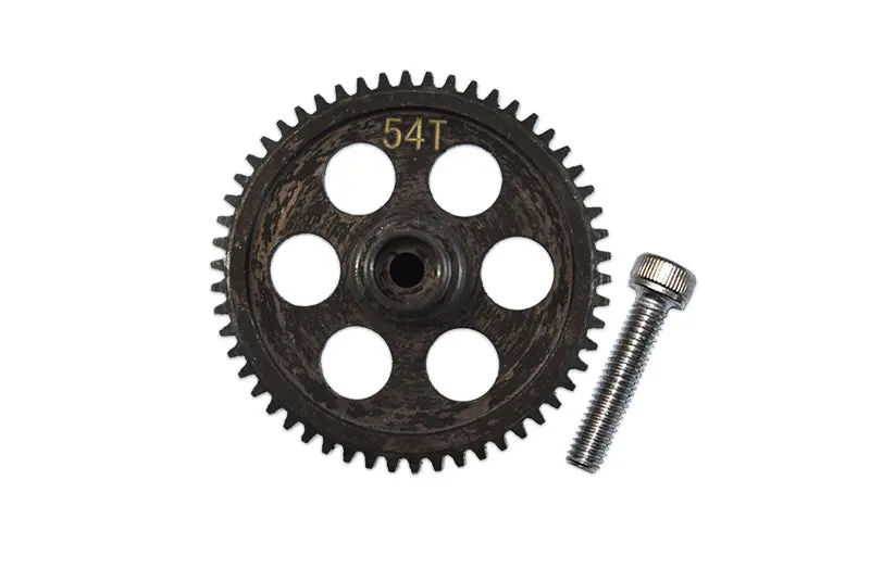 X-Rider 1/8 Flamingo Rc Tricycle Harden Steel #45 Rear Main Gear (54T) - 1Pc Set Black 1