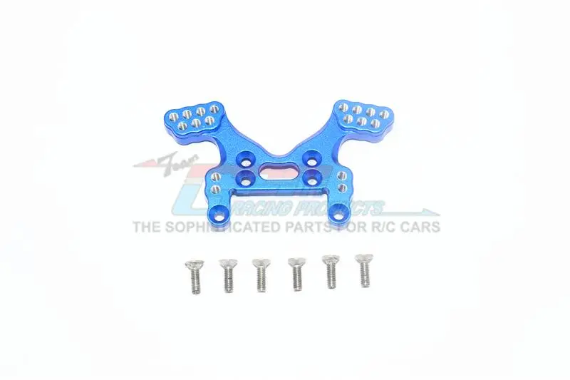 X-Rider 1/8 Flamingo Rc Tricycle Upgrade Parts Aluminum Adjustable Rear Shock Tower - 1Pc Set Blue 1